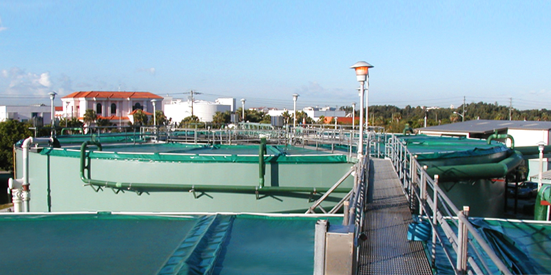 印染厂环保措施采用污水池膜加盖的好处