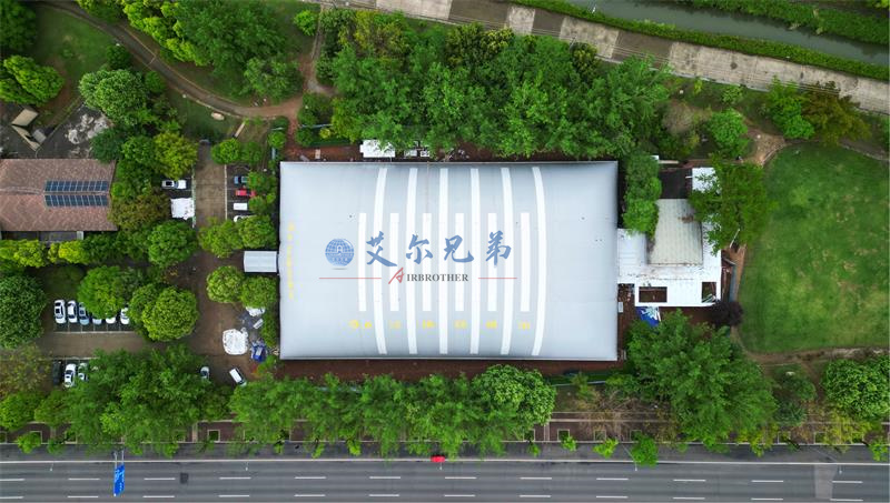 四川成都2470平气膜羽毛球馆